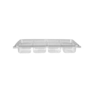 PET Clear Rectangular 8 Compartment