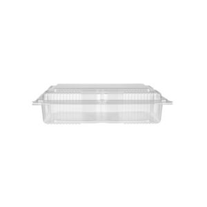 PET Clear Rectangular Single Compartment