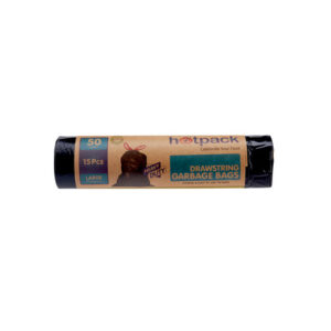 Drawstring Garbage Bag Roll H/Duty 75X103 Cm - 50 Gallon