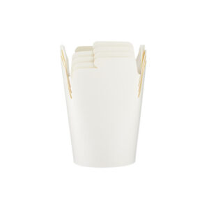 White Paper Pail Box Round 26oz