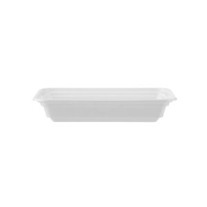White Base Rectangular Container 16oz