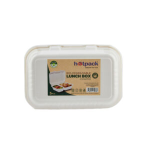 Biodegradable Lunch Box 2 Divider