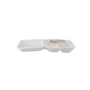 Bio Paper Lunch Box 3 Divider 9"