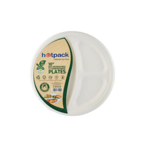 Plate, Bio Degradable, Paper, 3cm, 10"