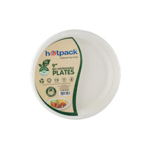 Bio-Degradable Round Plate 9"